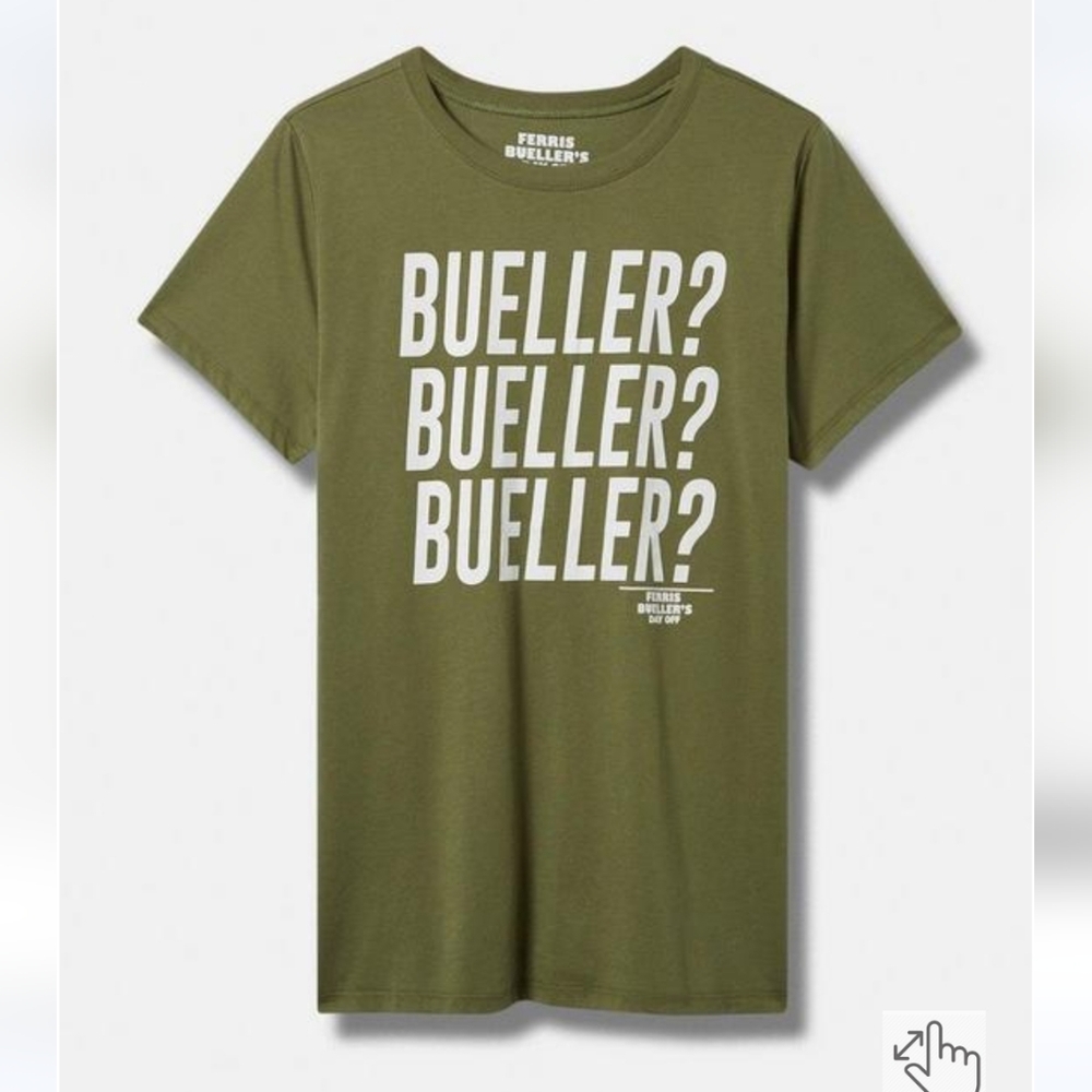 Torrid Ferris Bueller graphic tee Sz 3X NWT